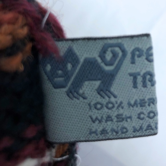 COPY - new Peruvian Trading Co. knit hat beanie stripe wool unisex - Picture 8 of 9